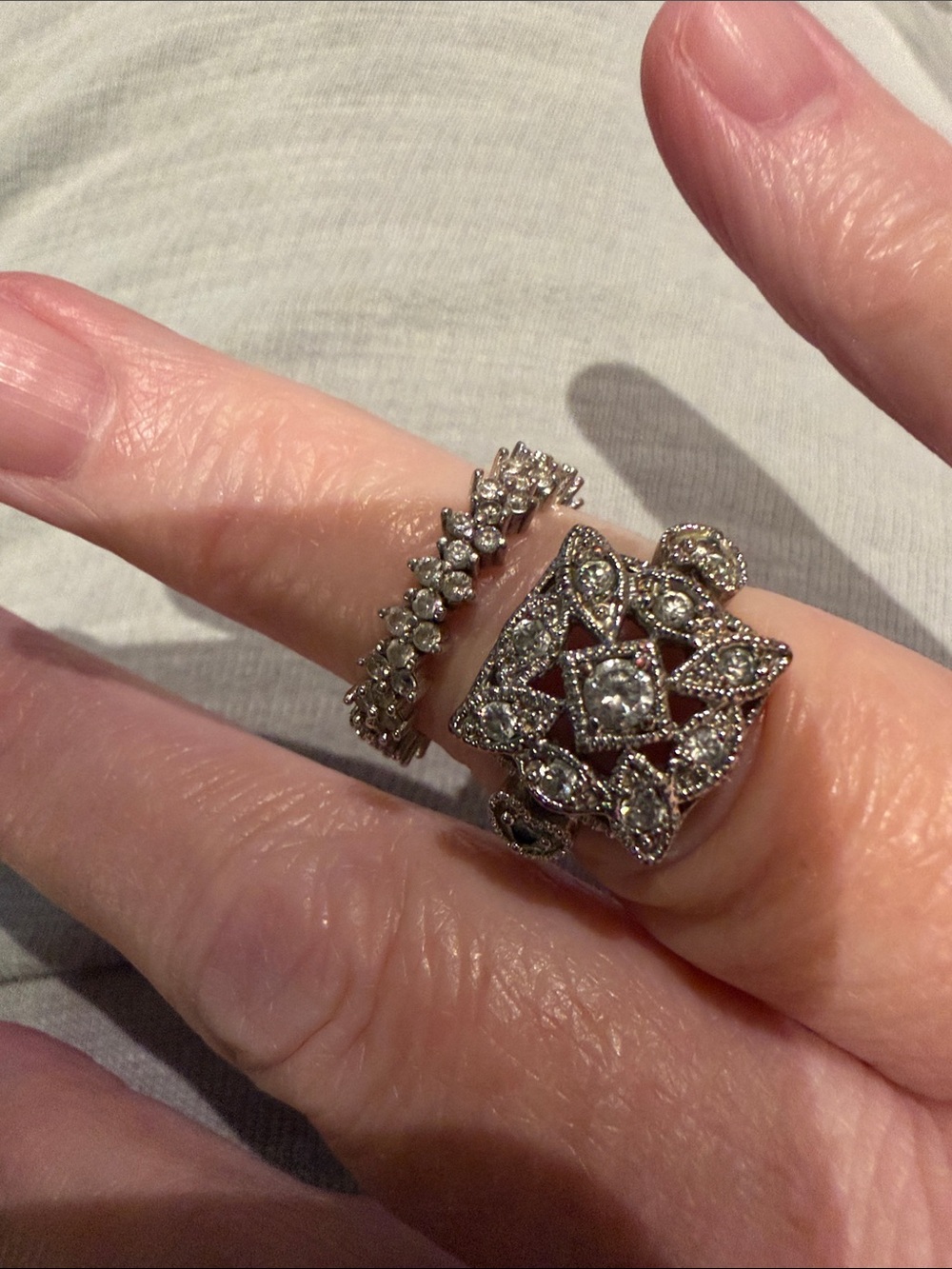 Stunning Band and Ring Set